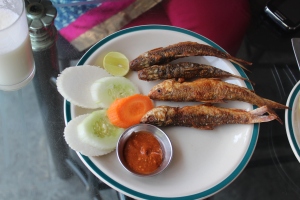 Fish prepared the Thakali way